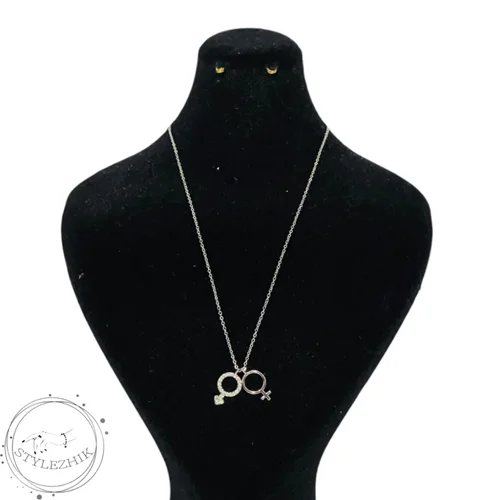 گردنبند ژوپینگ طرح دختر پسر